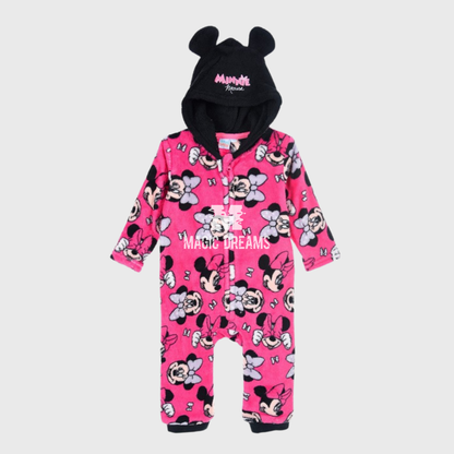 Pijama Macacão Bebé Minnie Rosa
