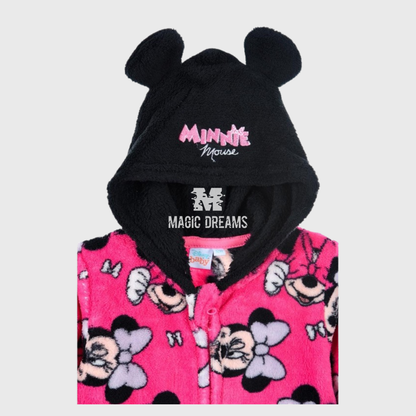 Pijama Macacão Bebé Minnie Rosa