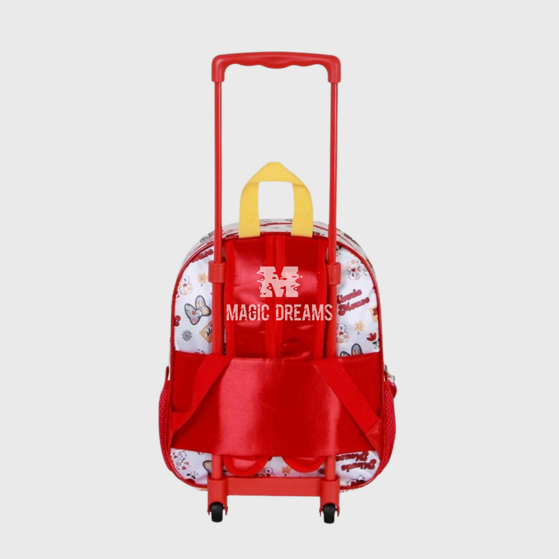 Mochila Pré-Escolar Trolley Minnie Mouse 32cm 3D Flowere
