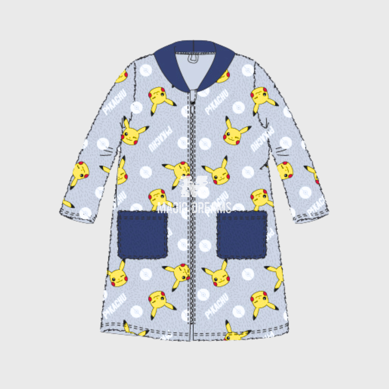 Robe em Coralina Pokémon 4-8 anos