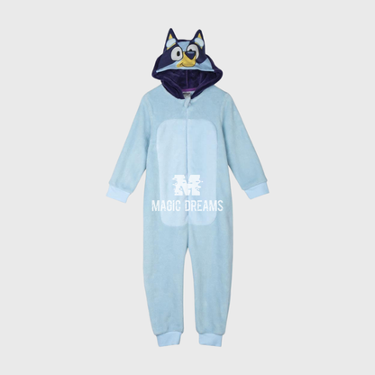 Pijama Macacão Infantil Bluey Azul