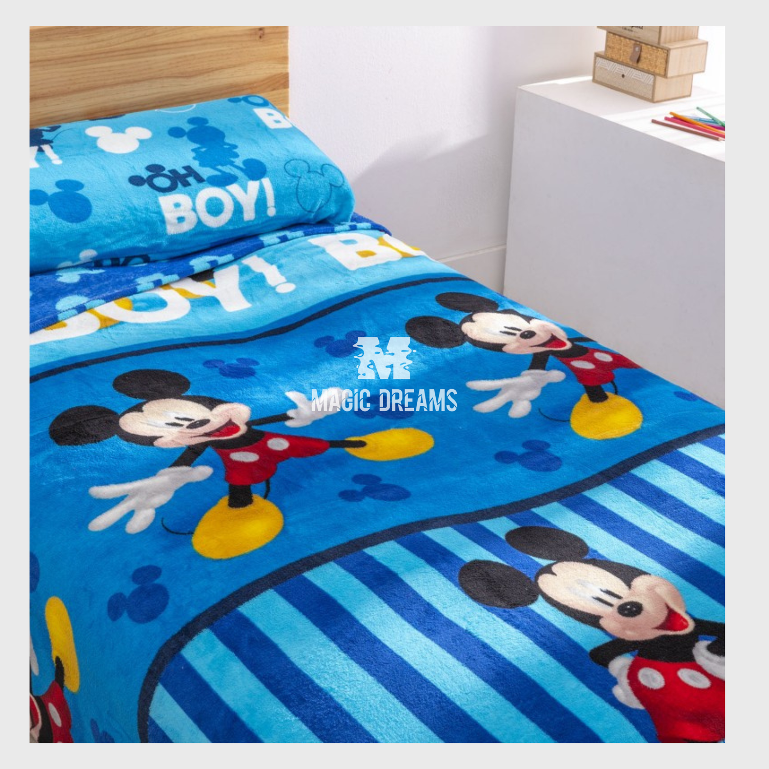 Jogo de Cama Coralina Mickey