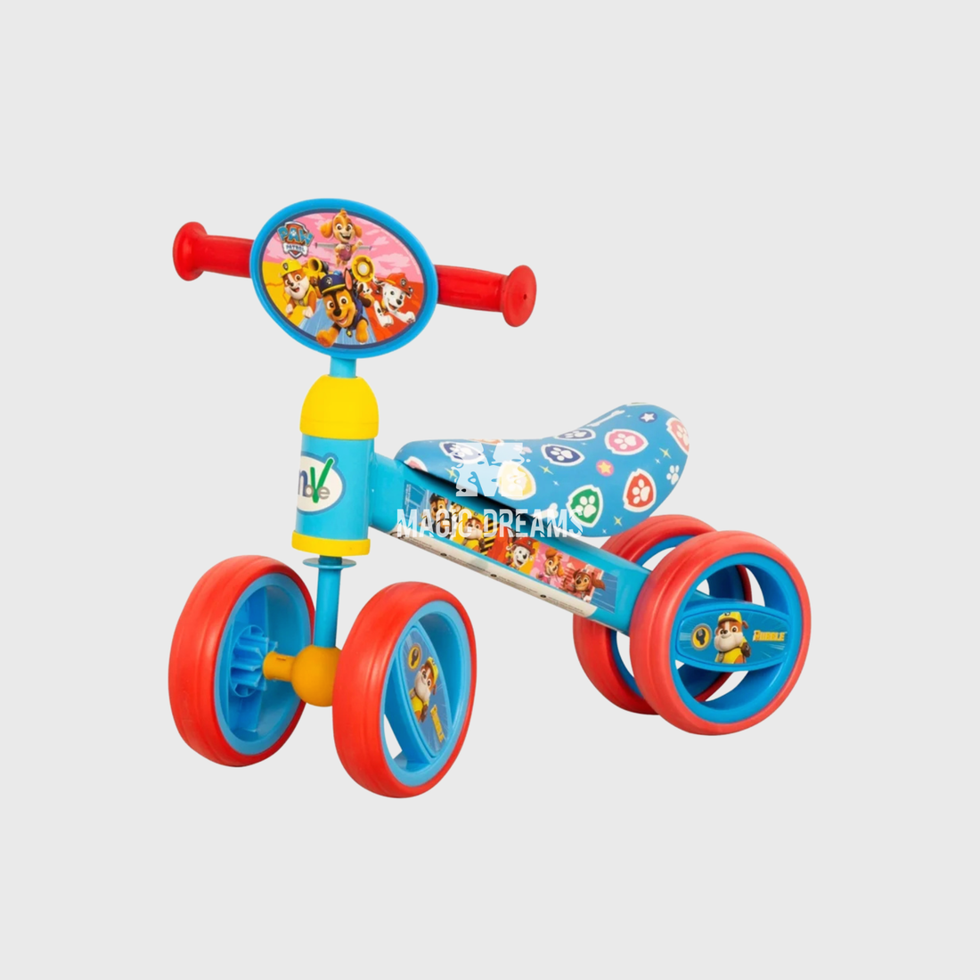 Triciclo Ride-On sem Pedais Patrulha Pata (Paw Patrol)
