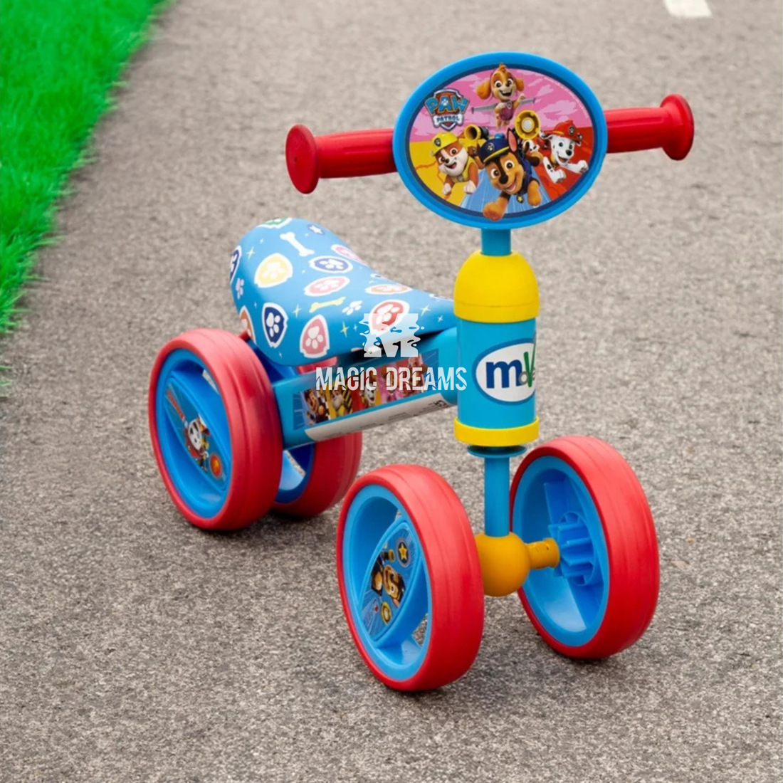 Triciclo Ride-On sem Pedais Patrulha Pata (Paw Patrol)