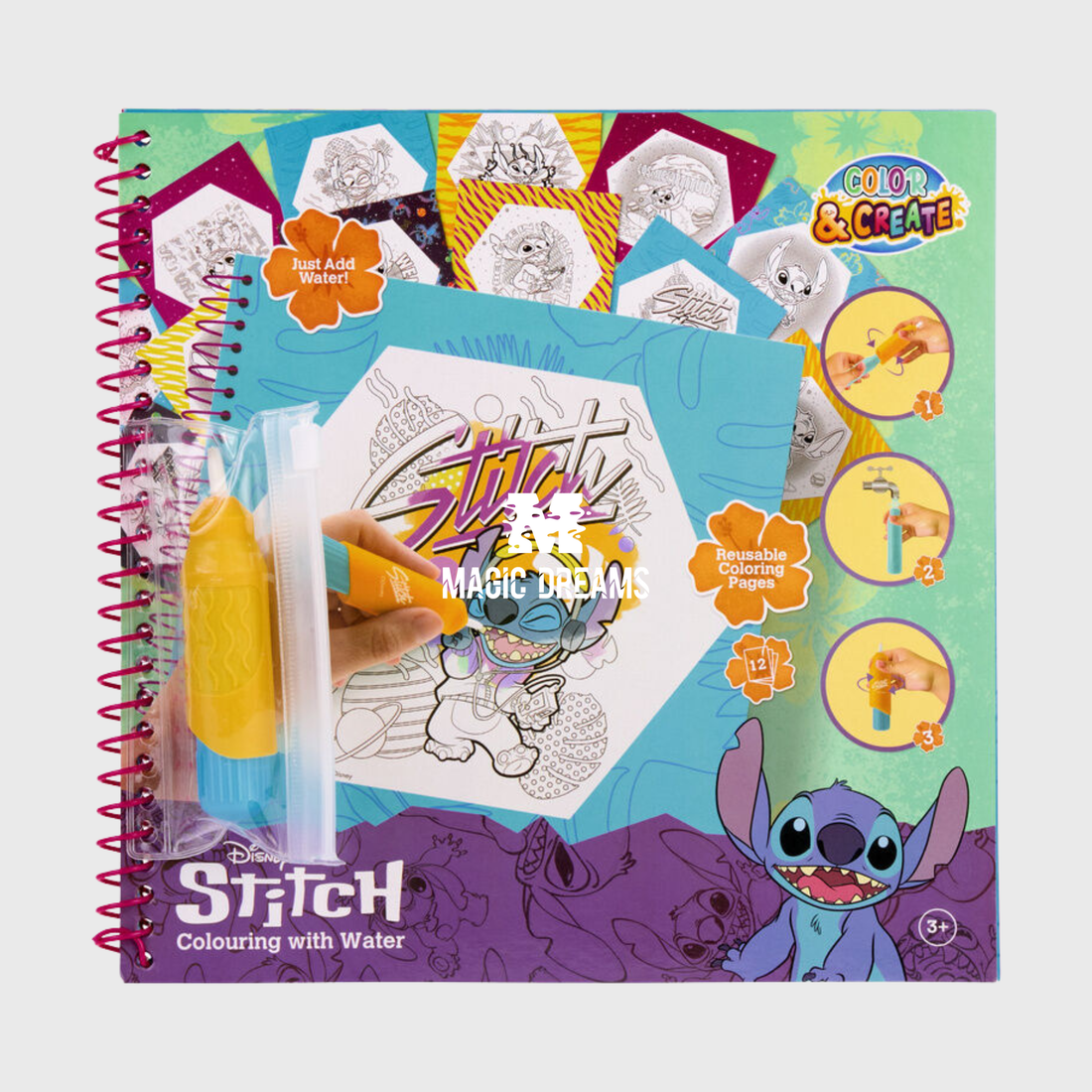 Livro Mágico de Pintura com Água Stitch