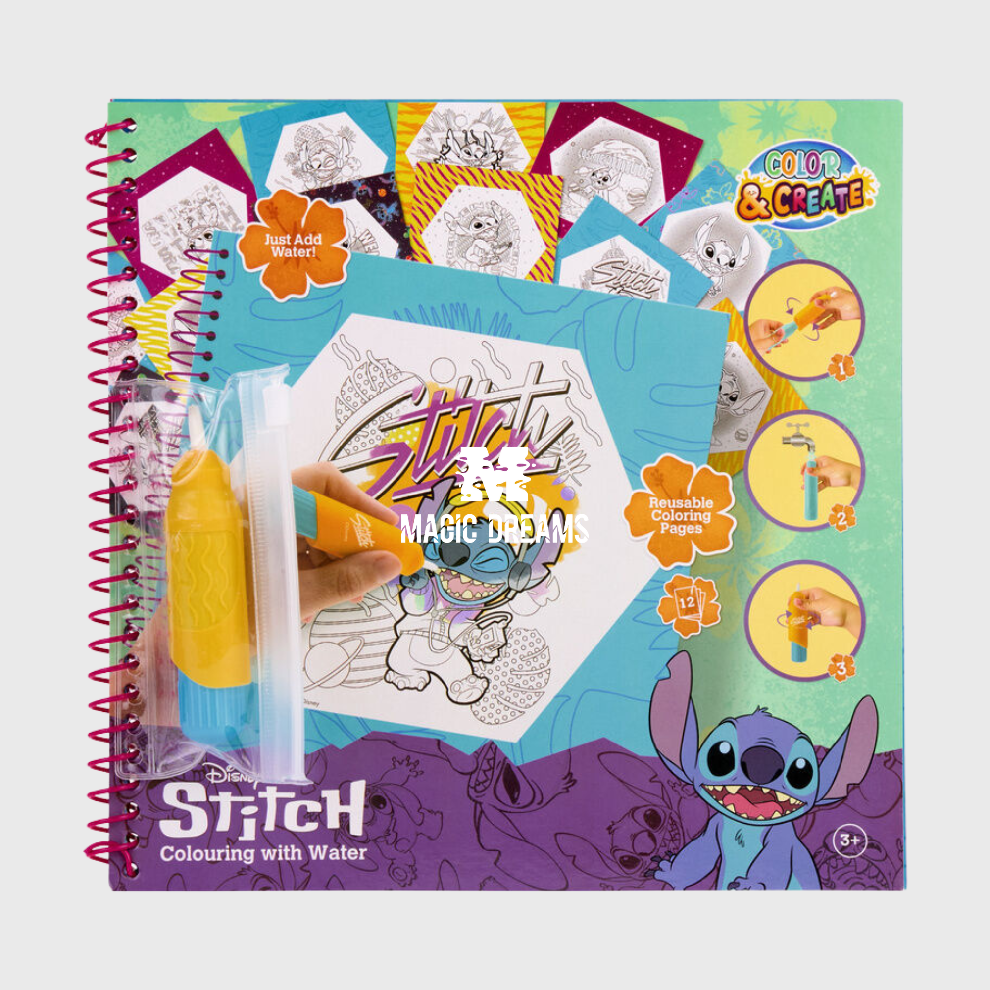 Livro Mágico de Pintura com Água Stitch