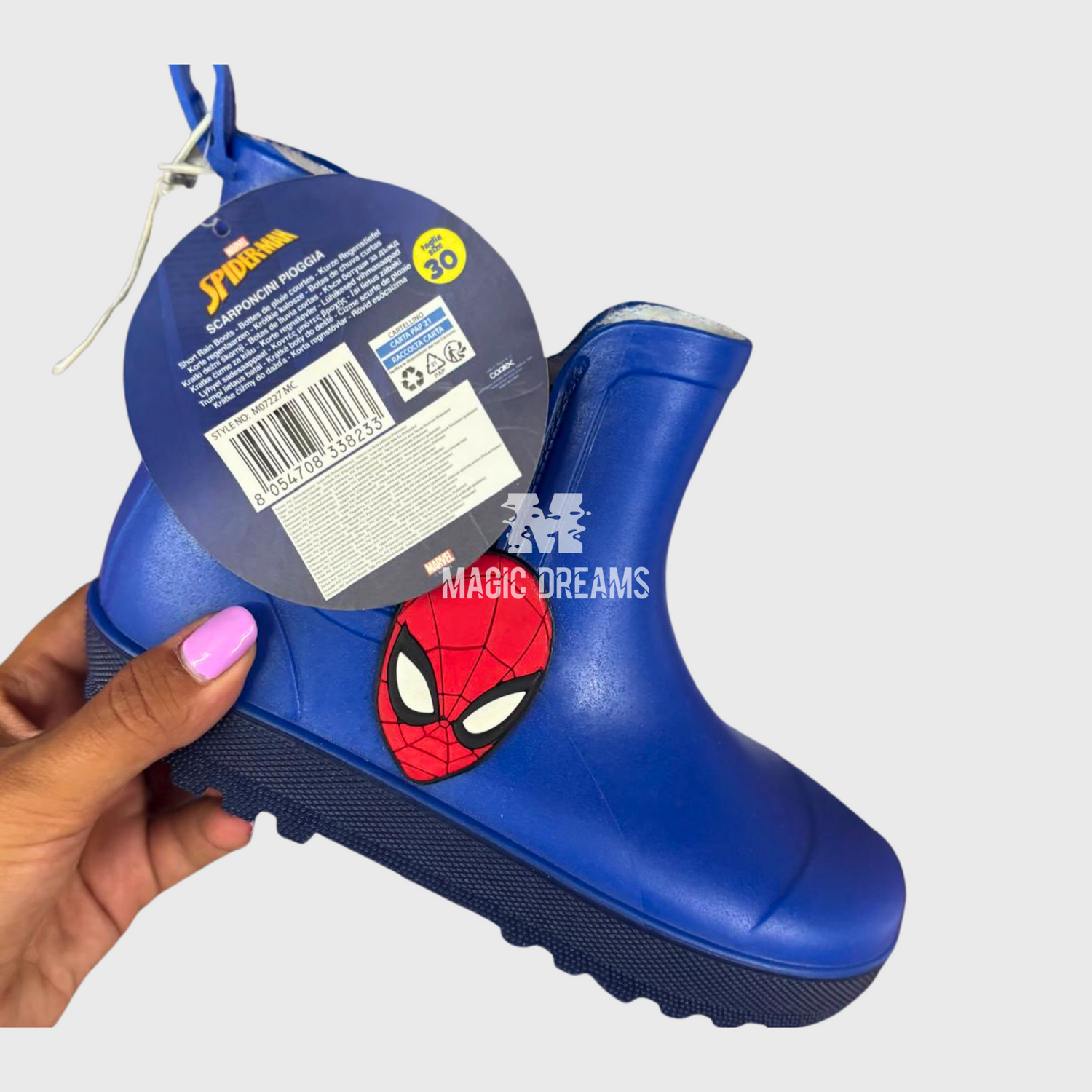 Galochas Spiderman com Pelo Interior