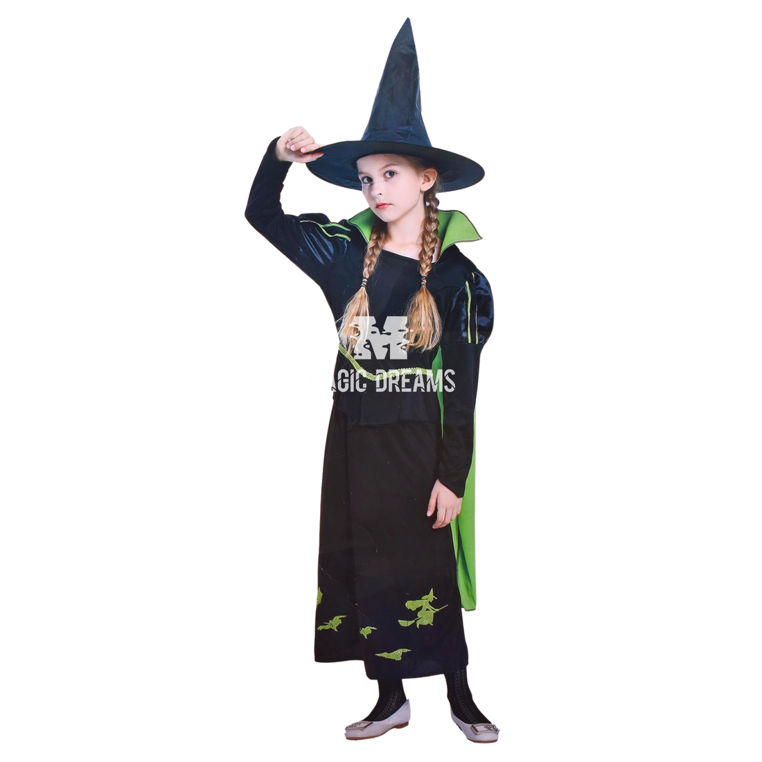 Fato Halloween Infantil Bruxa