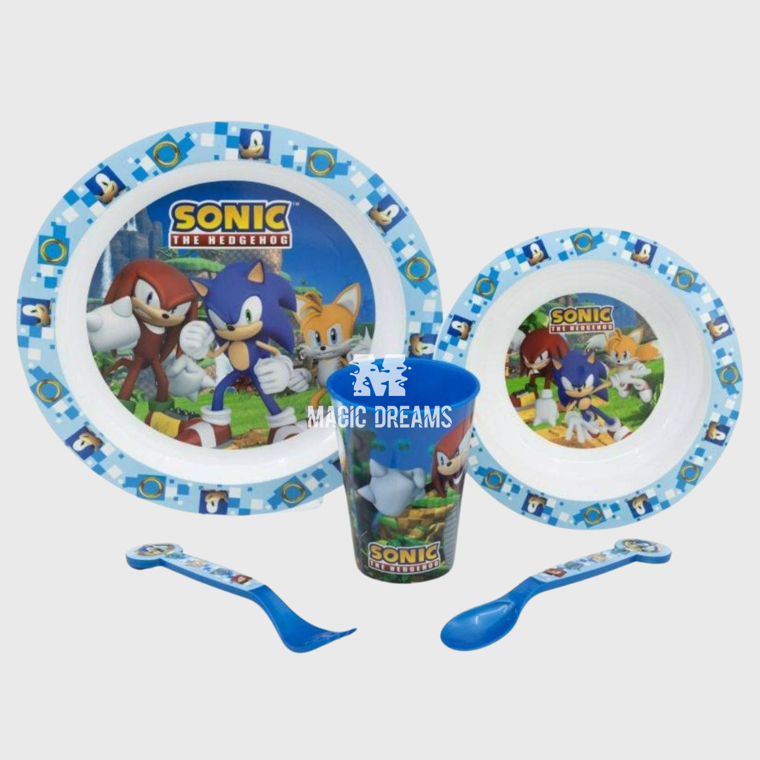 Conjunto de Refeição 5 Peças Sonic