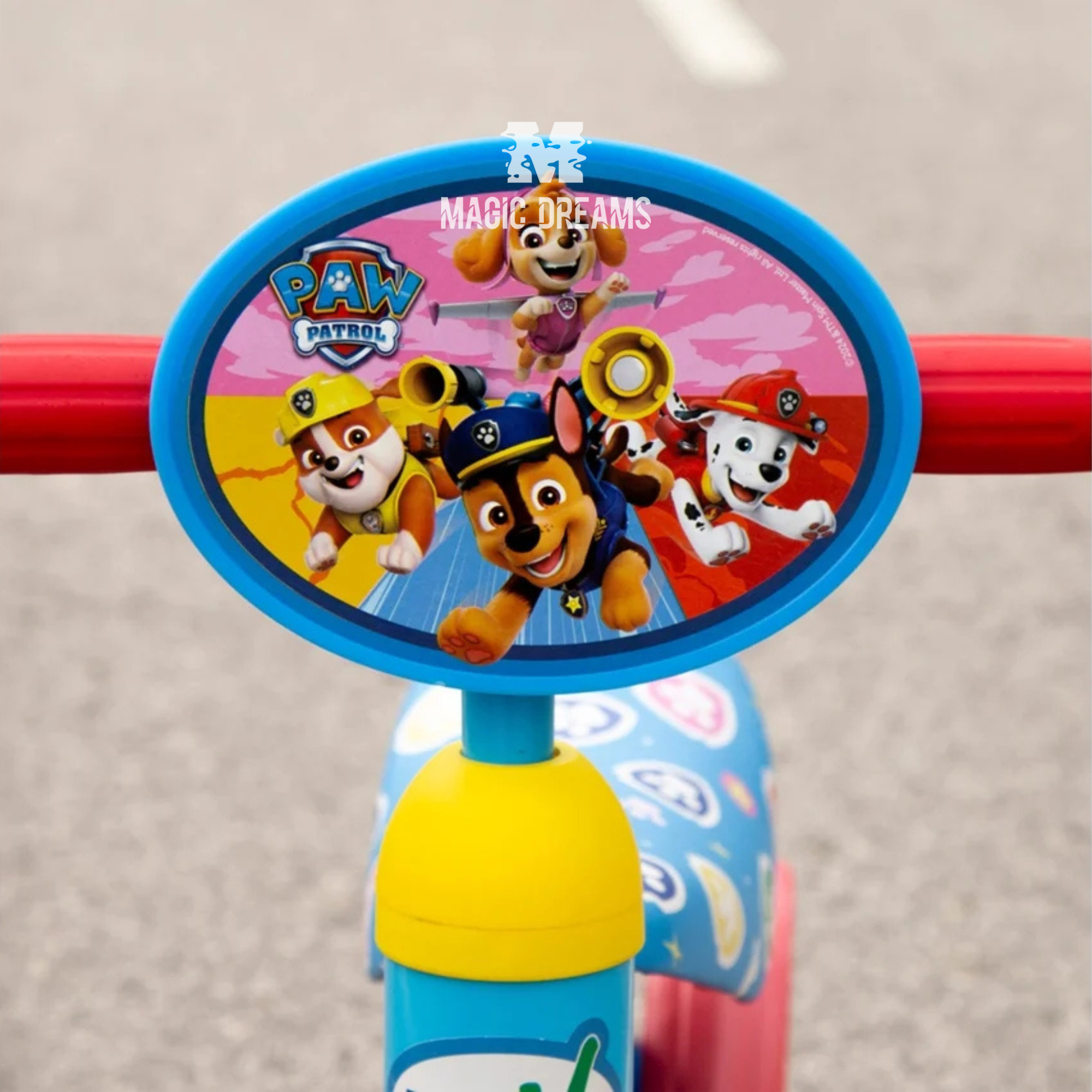 Triciclo Ride-On sem Pedais Patrulha Pata (Paw Patrol)