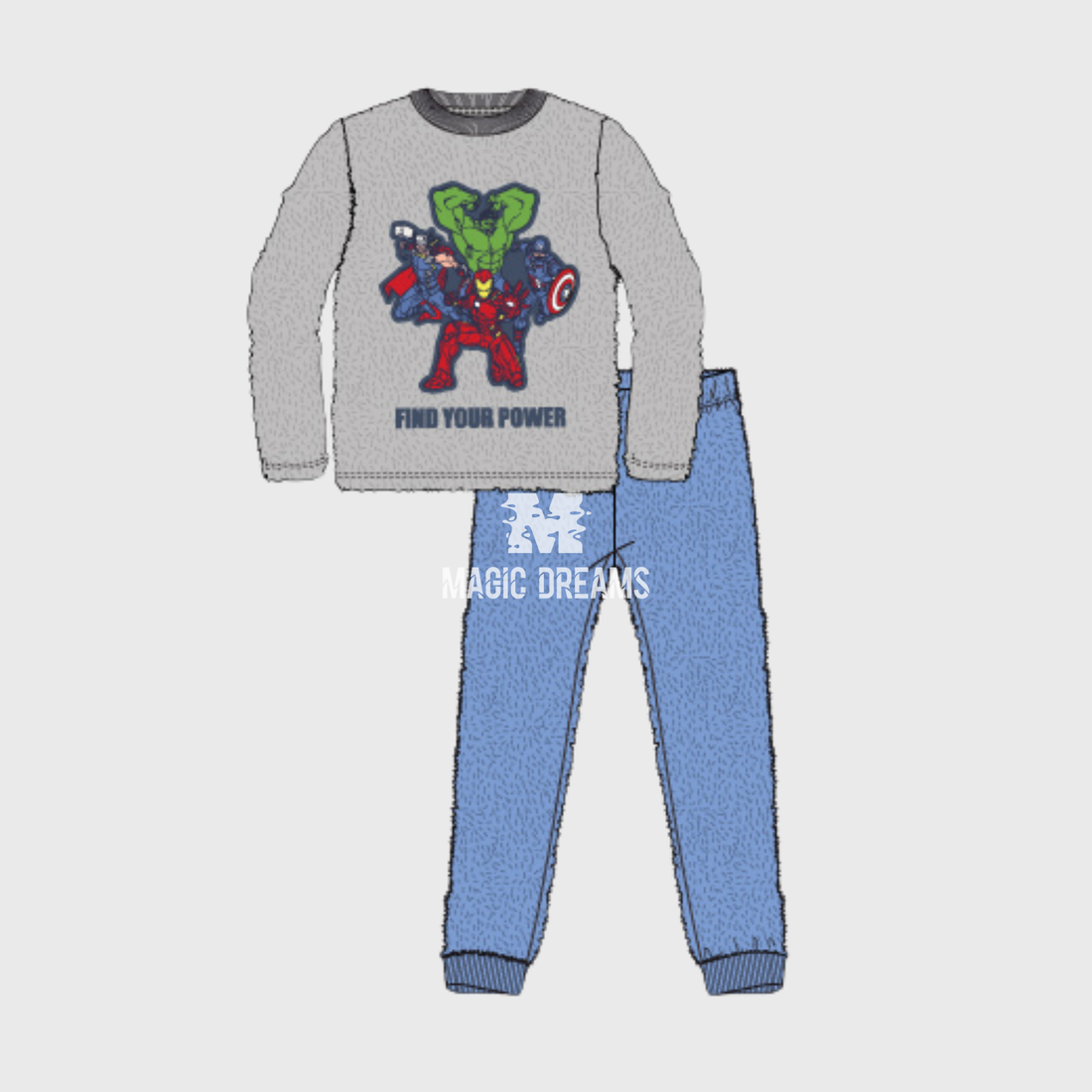 Pijama Coralina Avengers