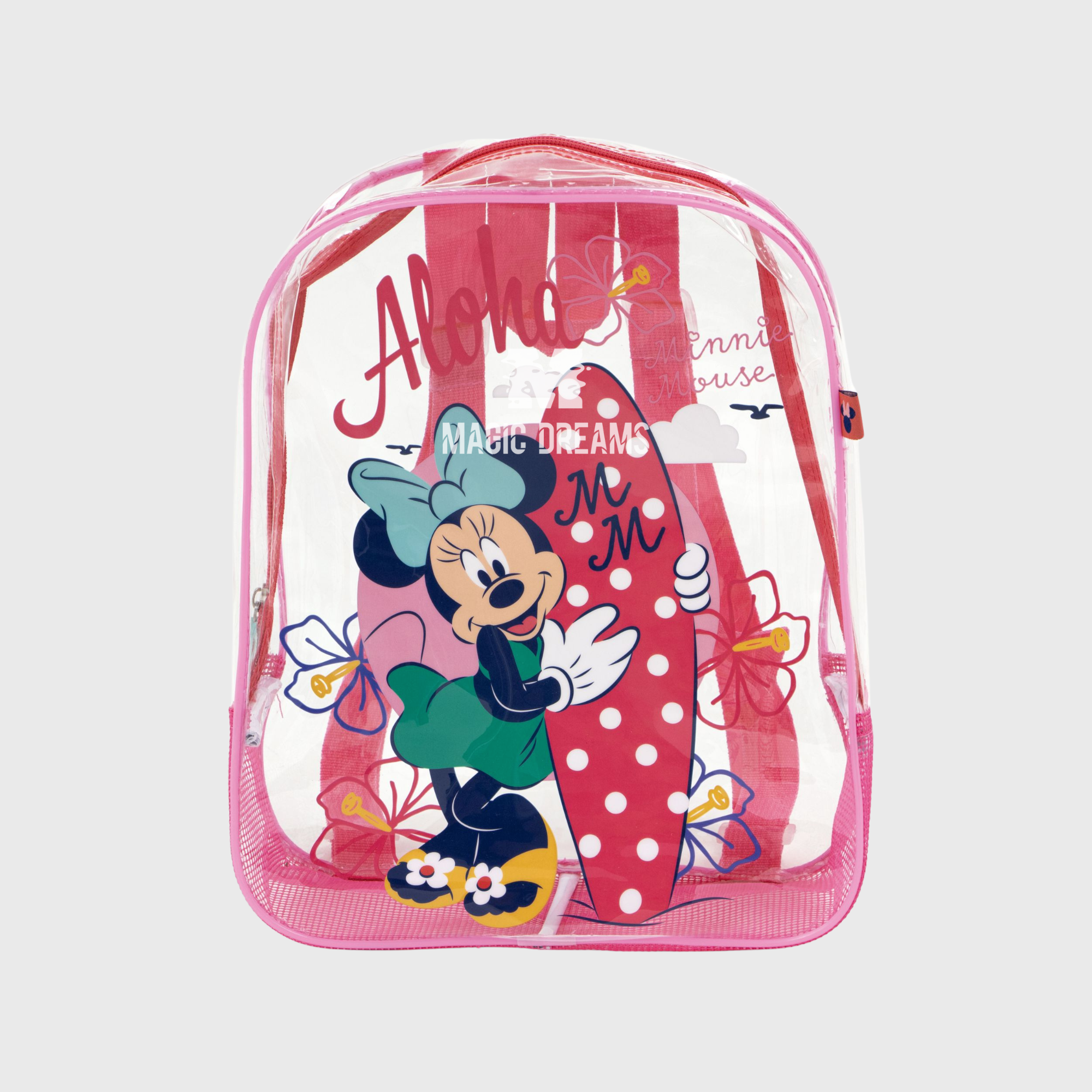 Mochila de Praia Transparente Anti-Areia Minnie Mouse 31cm