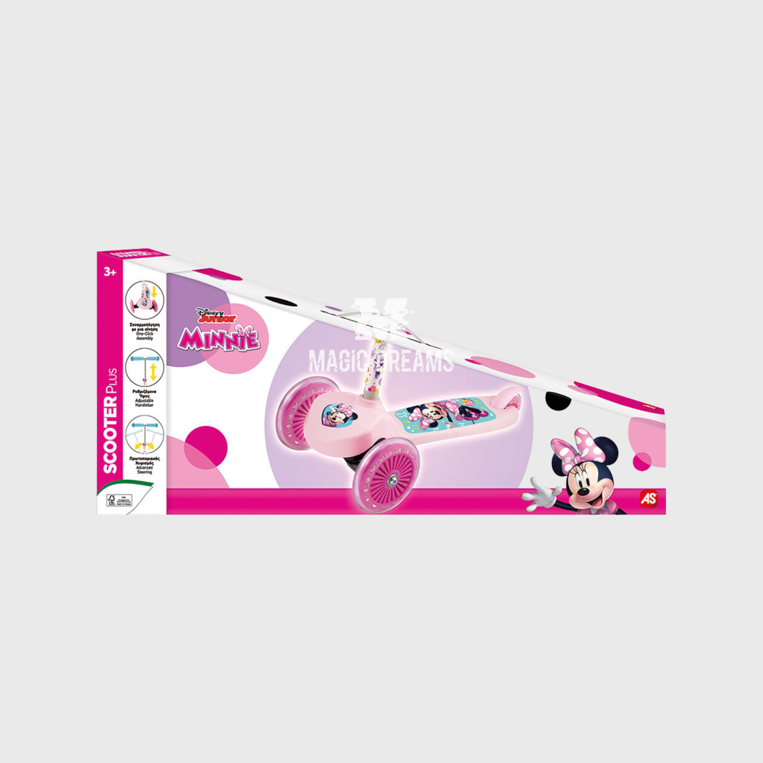 Trotinete de 3 Rodas Criança Minnie Mouse