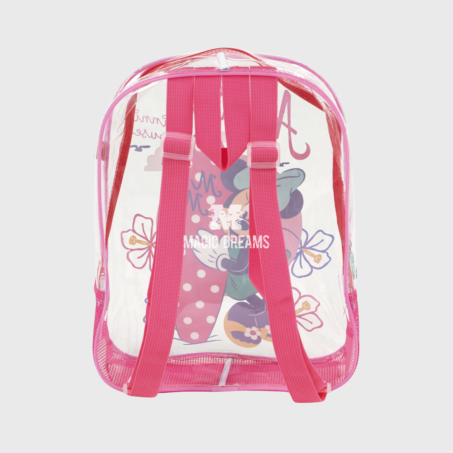 Mochila de Praia Transparente Anti-Areia Minnie Mouse 31cm