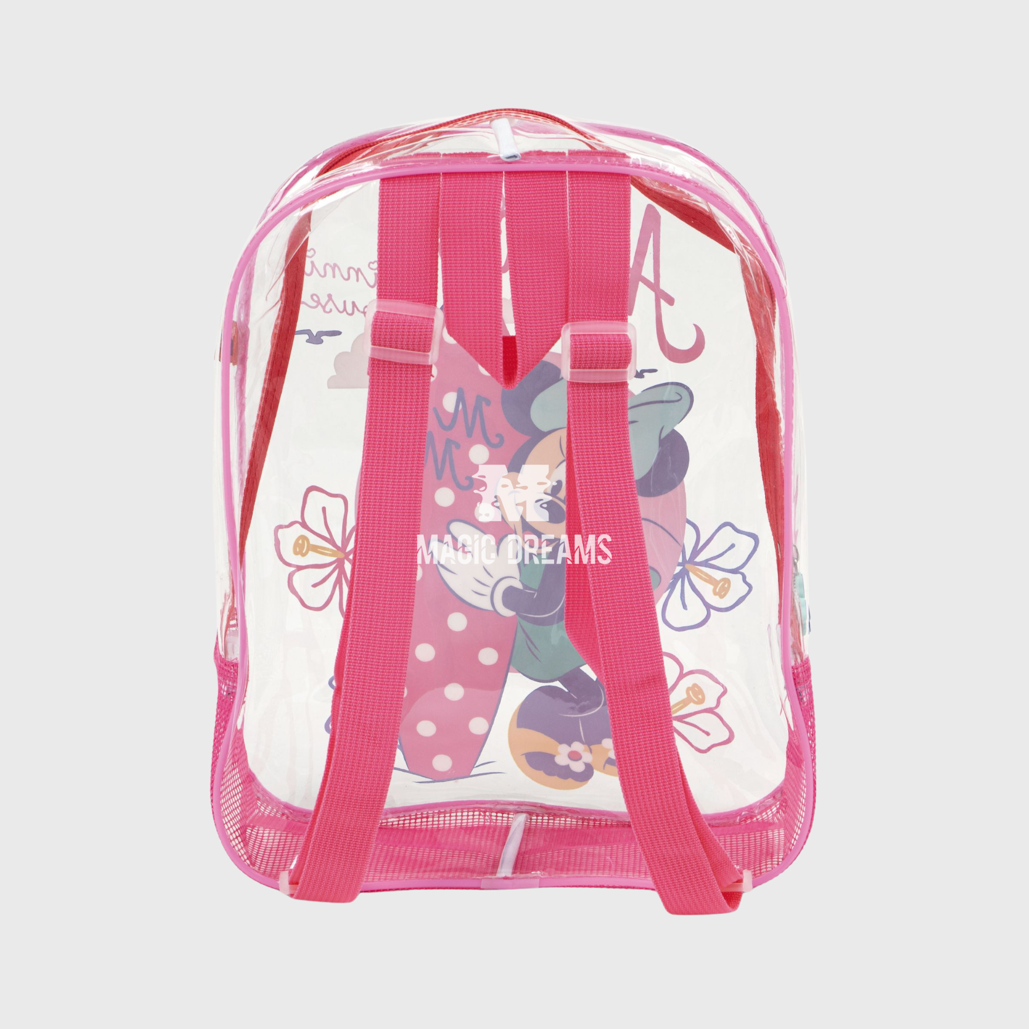 Mochila de Praia Transparente Anti-Areia Minnie Mouse 31cm