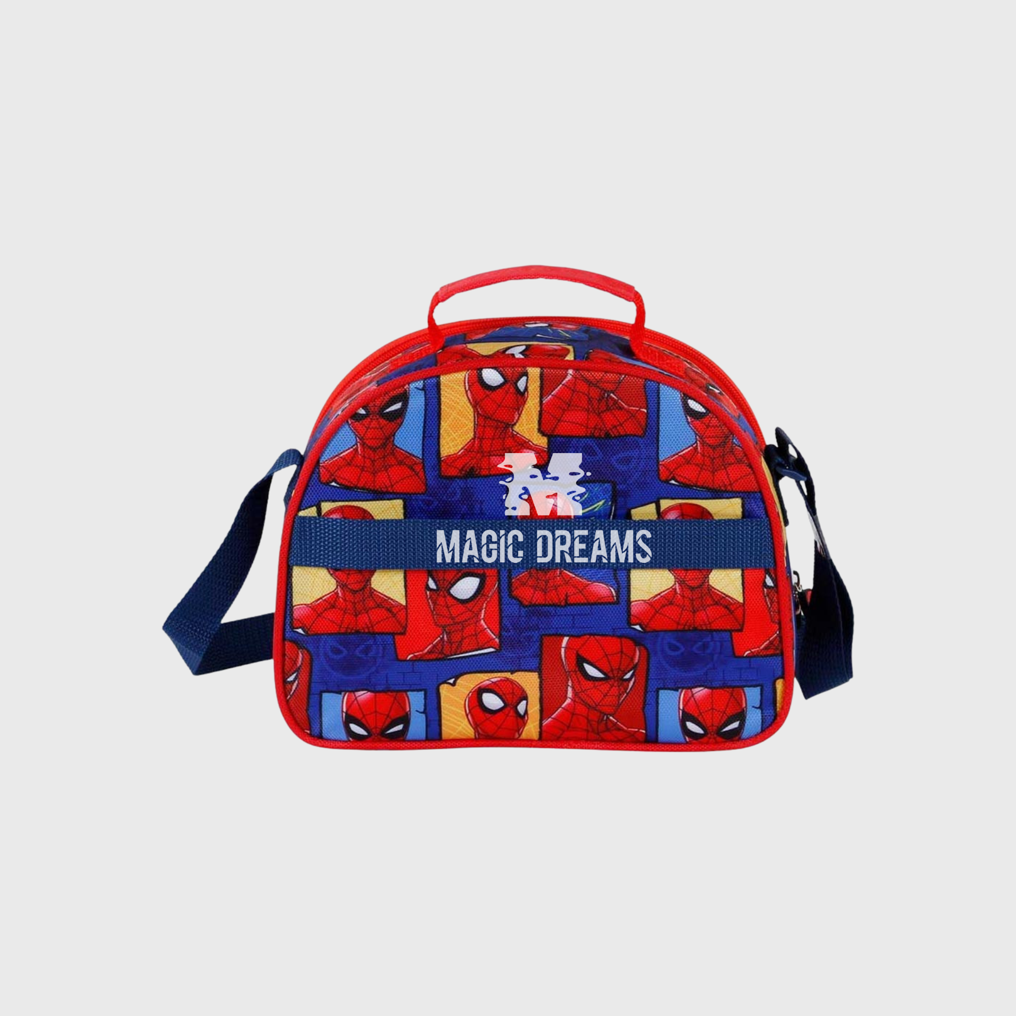 Lancheira Térmica 3D Sides Spiderman Marvel Azul