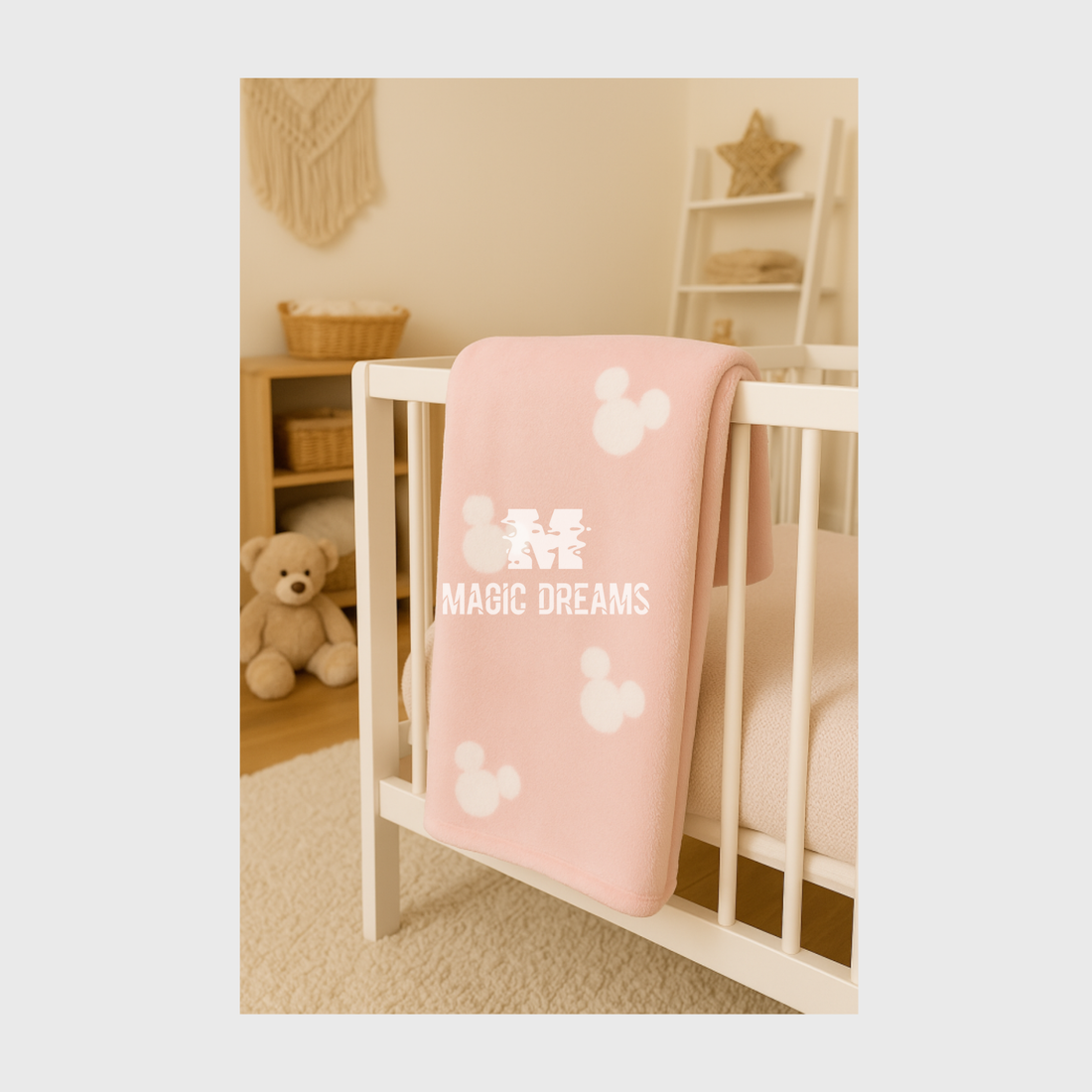 Manta Coralina Disney Baby Rosa 90x120cm
