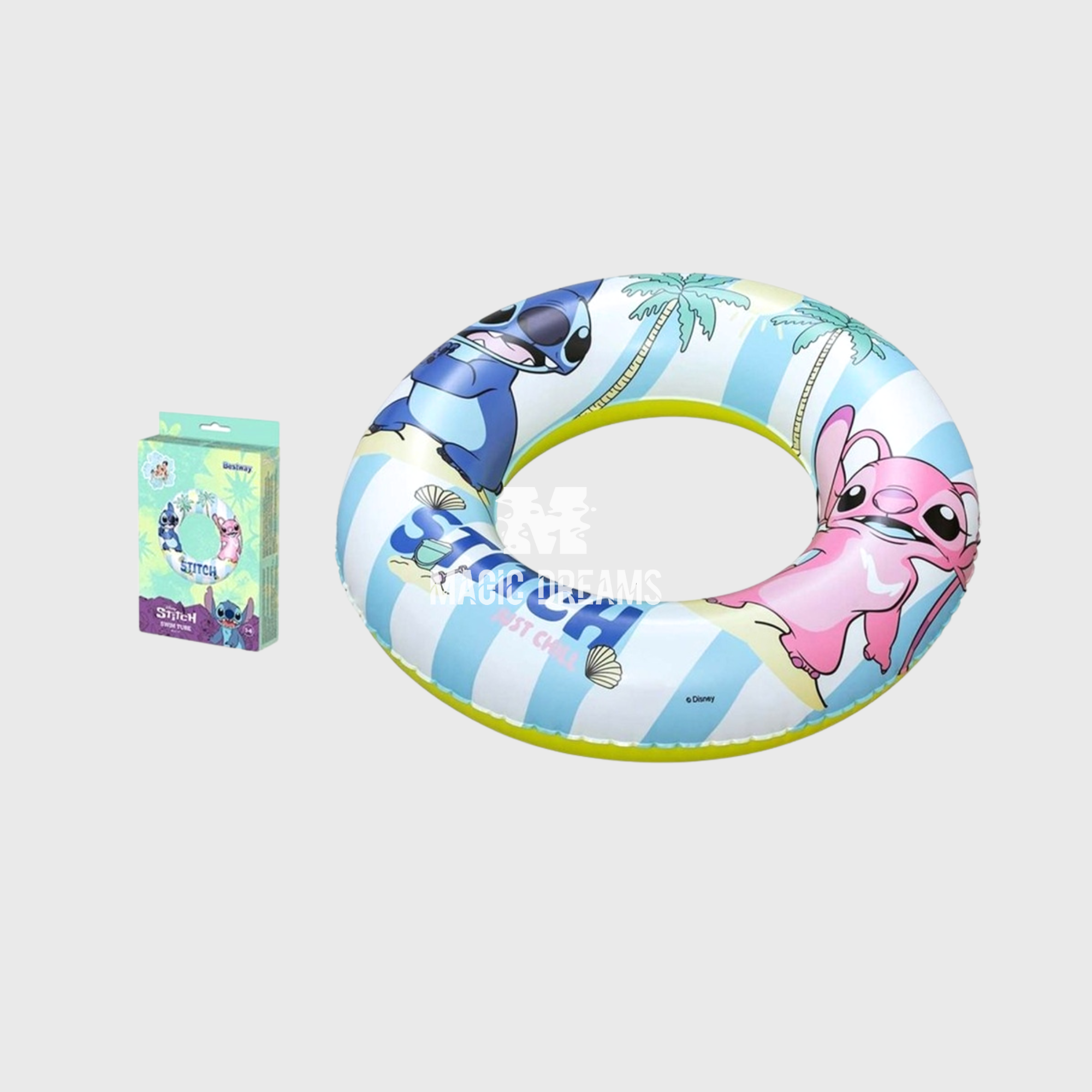 Boia Insuflável Stitch e Angel 3-6 anos 56cm