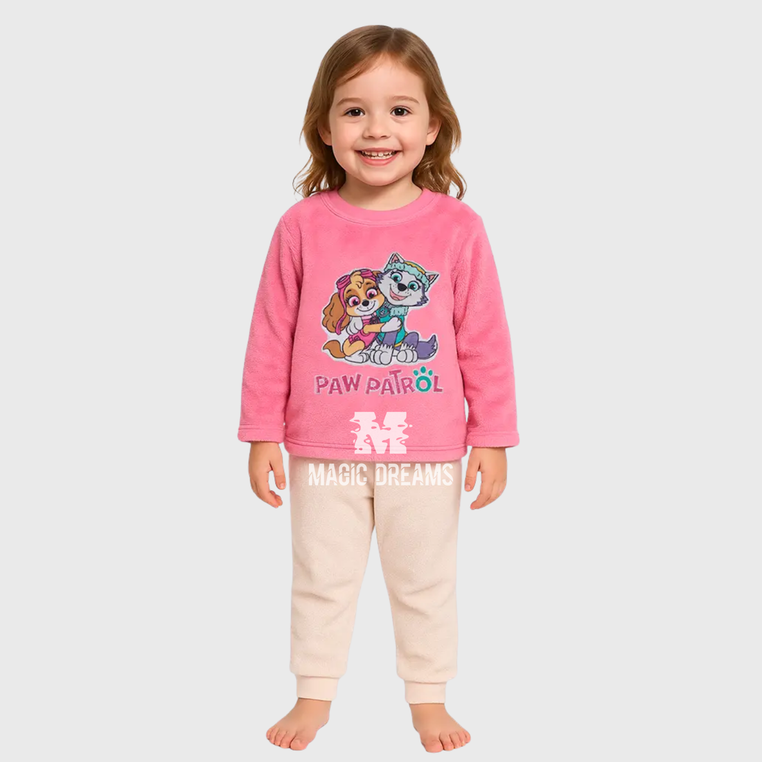 Pijama Bordado Coralina Menina Paw Patrol 3-6 anos