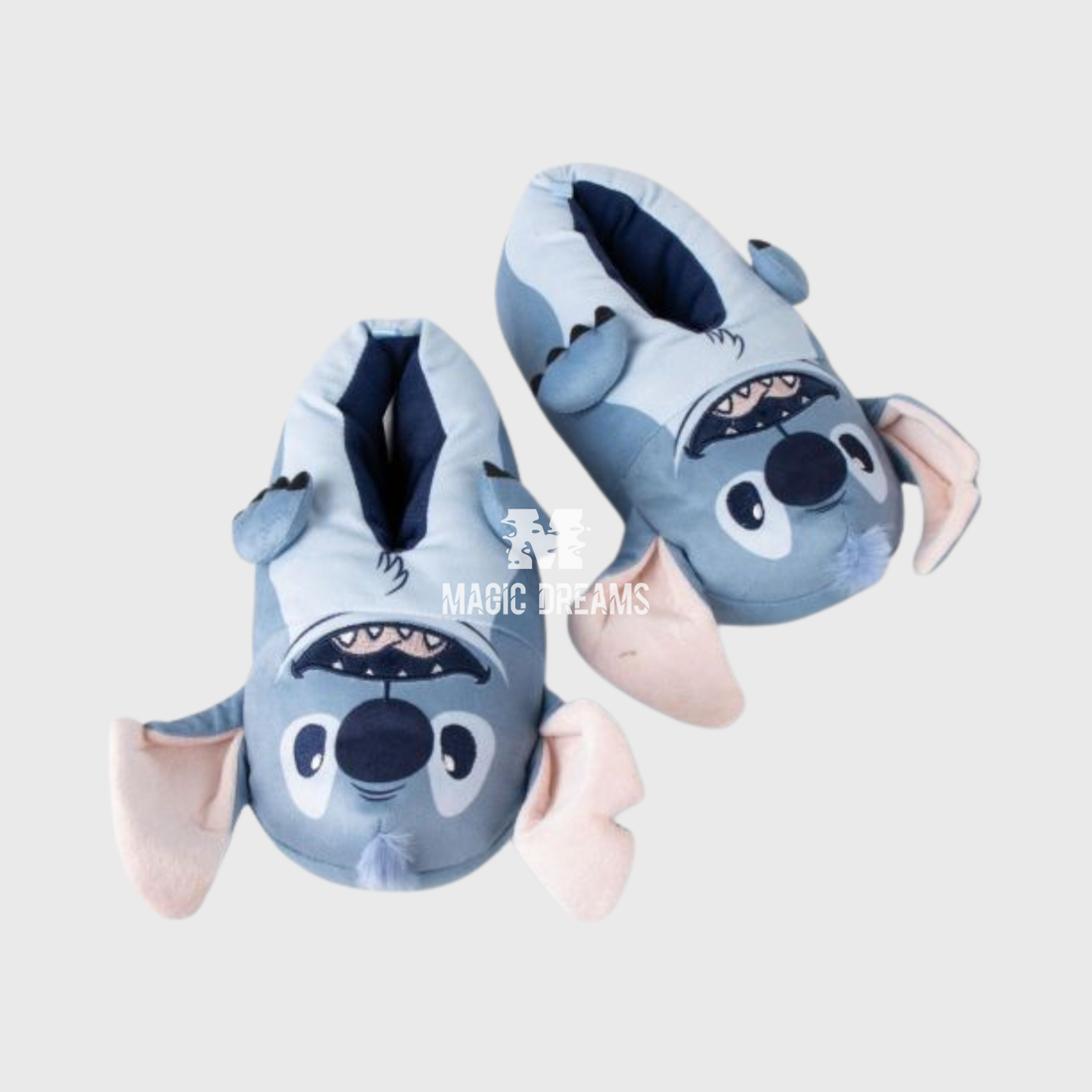 Pantufas de Casa Stitch Disney com Aplicações 3D