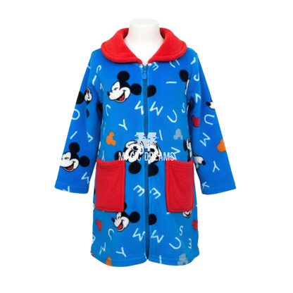 Robe Coralina Manga Comprida Mickey Mouse