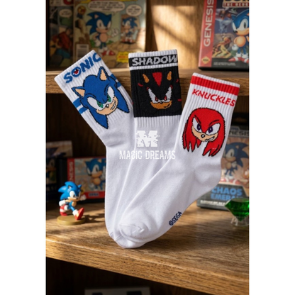 Set de 3 Meias Sonic - Modelo Sortido