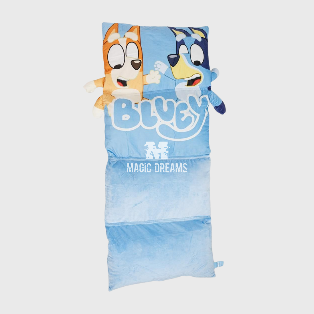 Tapete infantil para brincar/descansar Bluey e Bingo 58x137cm