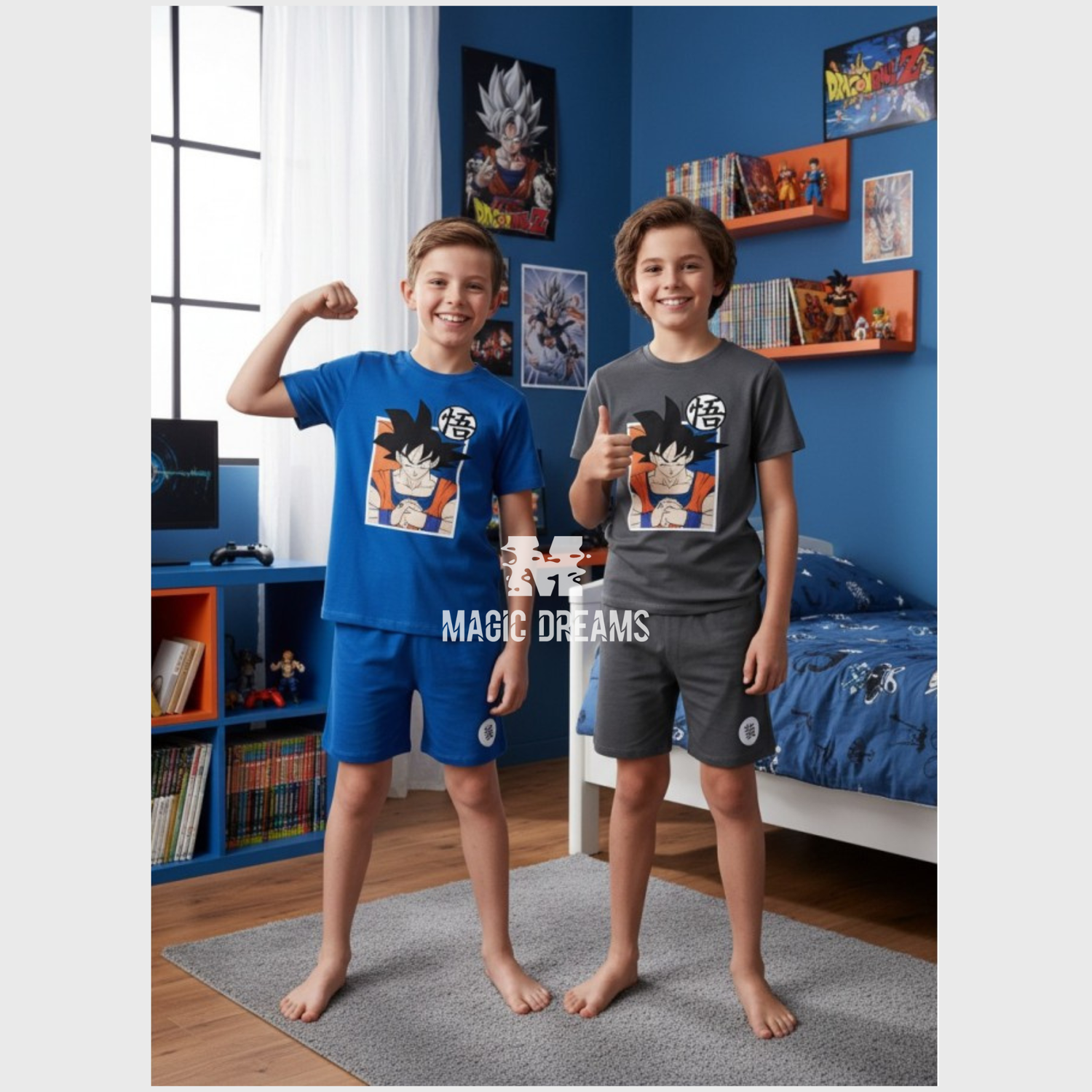 Pijama de Verão T-shirt + Calção Dragon Ball