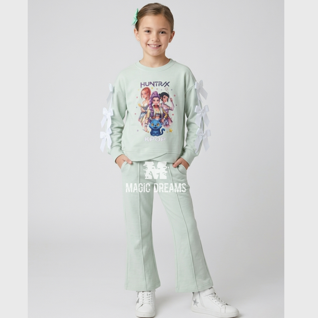 Conjunto de Fato de Treino Primavera/Verão Guerreiras do K-Pop