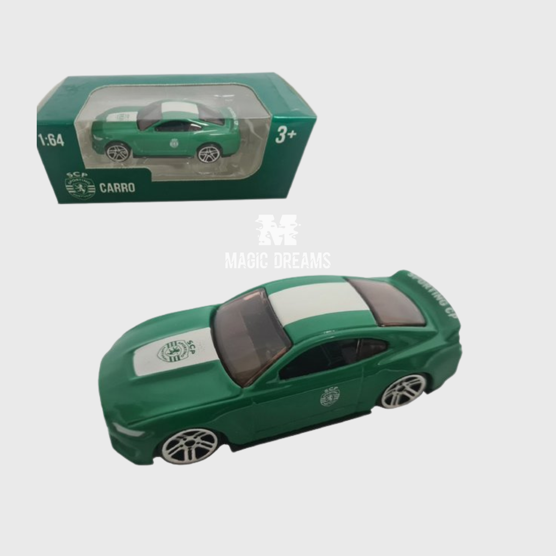 Carrinho Sporting CP Miniatura 8cm