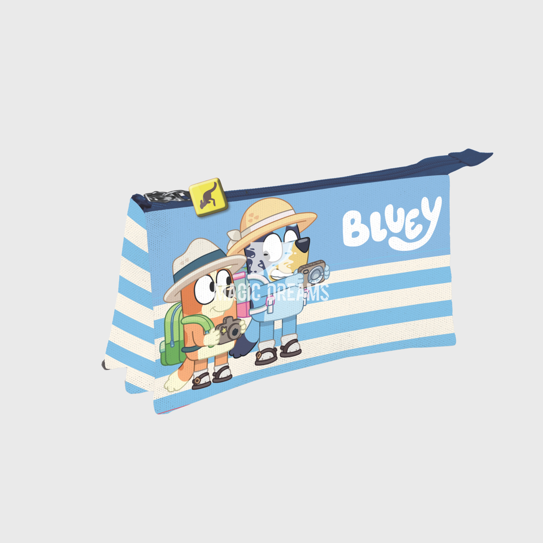 Estojo Triplo Bluey Turist 22x14x3,5cm