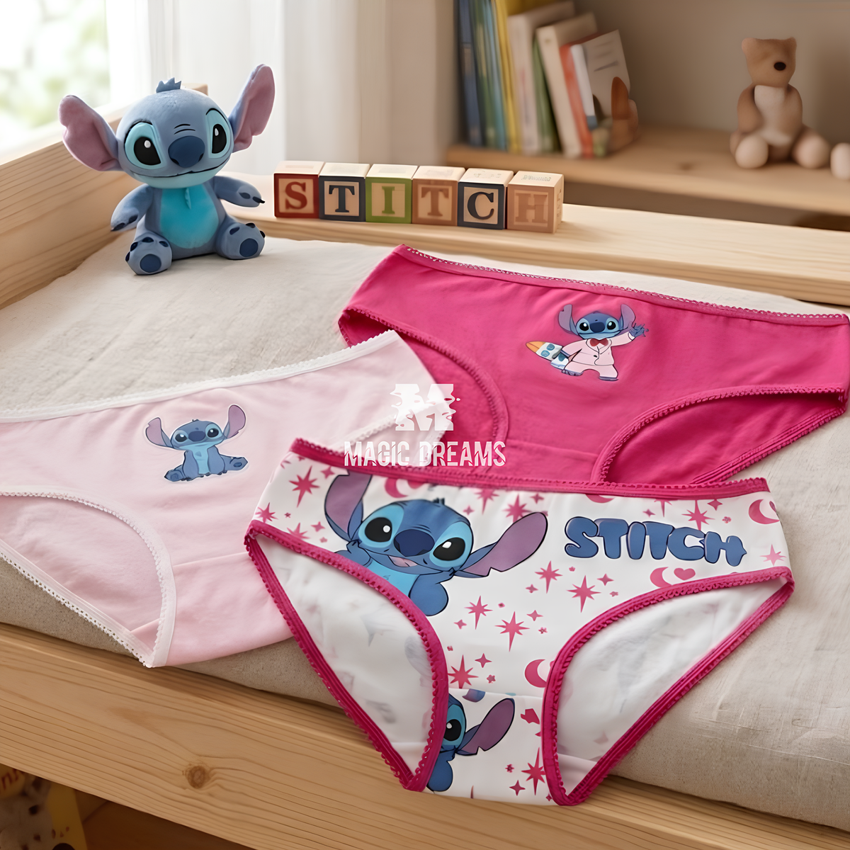 Pack de 3 Cuecas Stitch