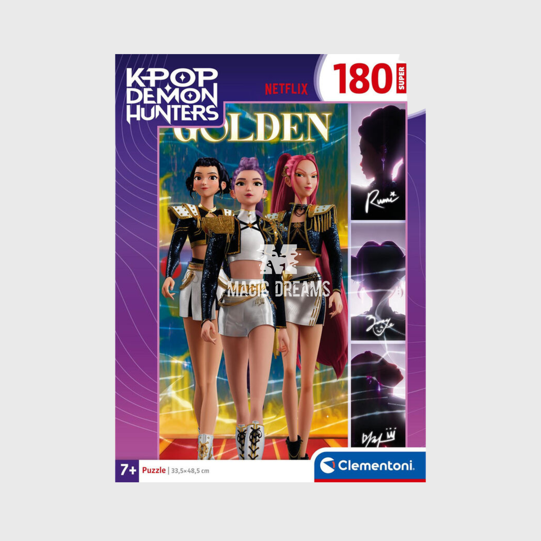 Puzzle Guerreira K-Pop Demon Hunters 180 Peças