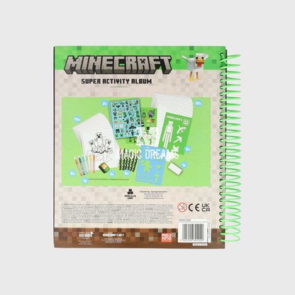 Caderno de Atividades com Stickers Minecraft