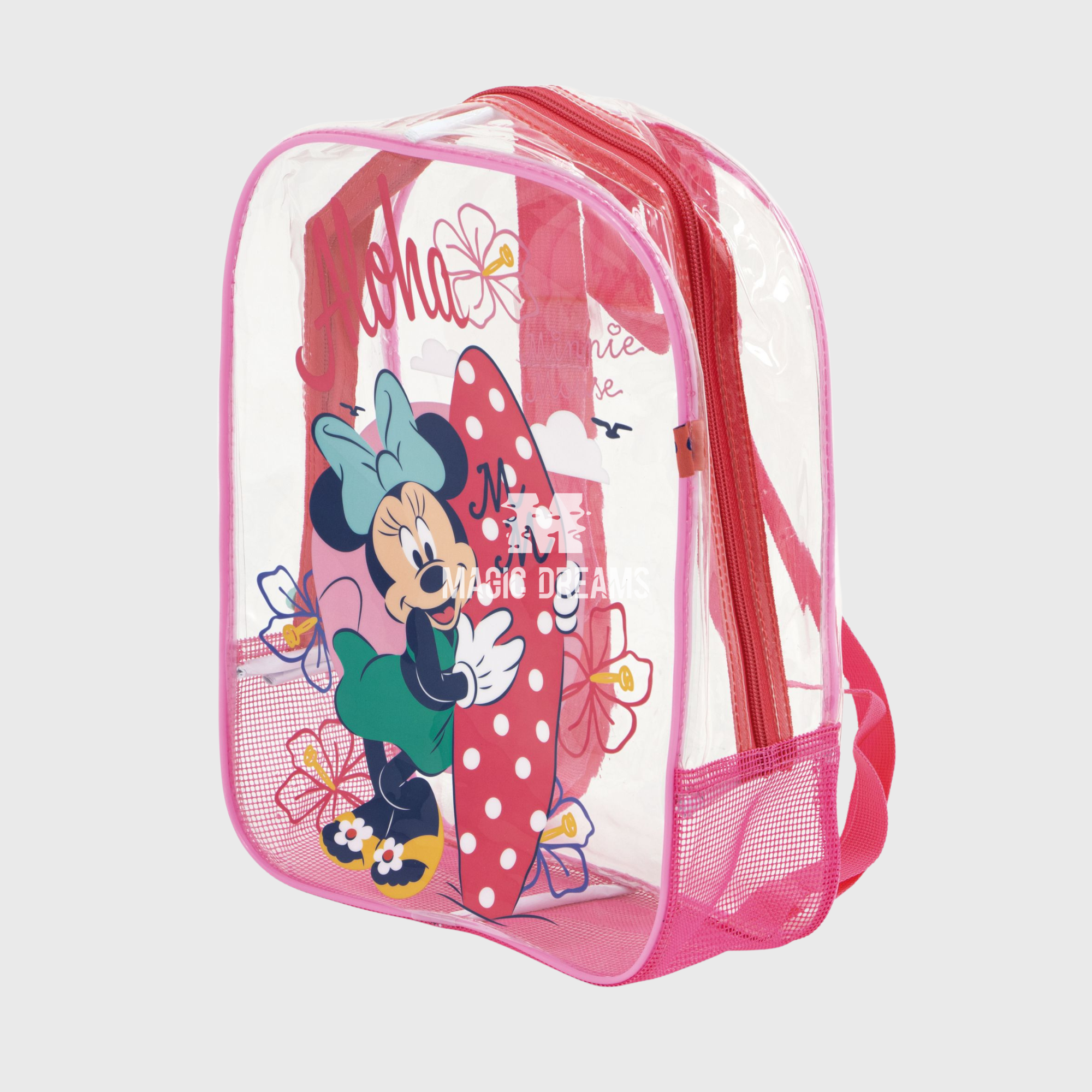 Mochila de Praia Transparente Anti-Areia Minnie Mouse 31cm