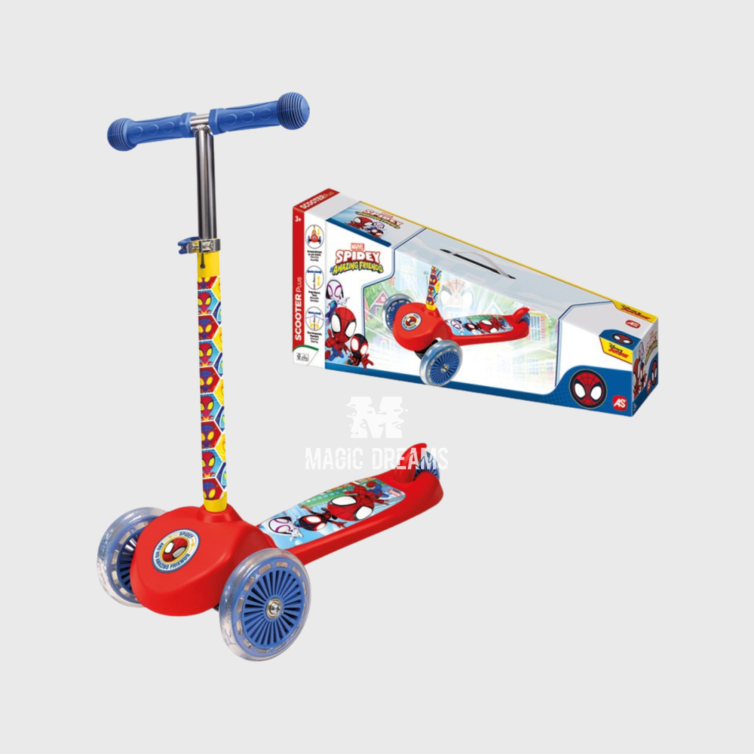 Trotinete Plus 3 Rodas Spidey Spiderman 3+