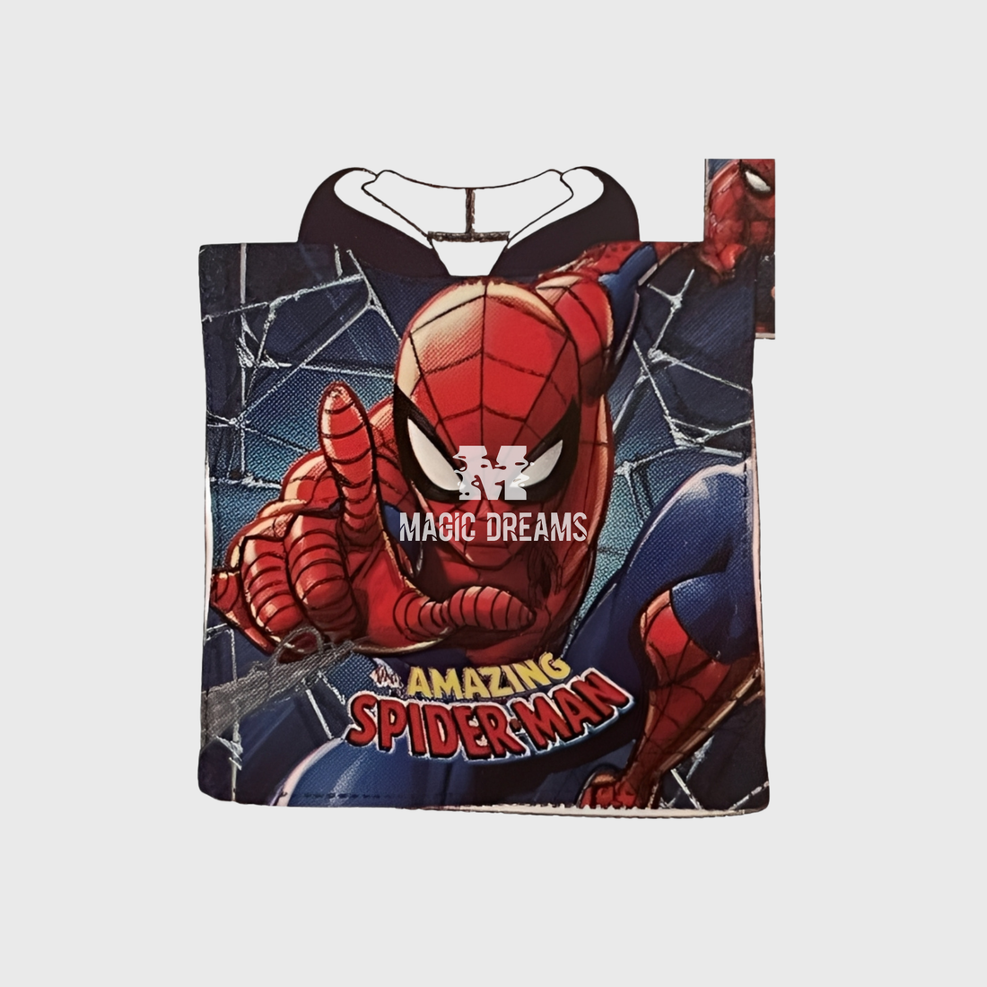 Poncho de Praia Microfibra Spider-Man Amazing Marvel 55x110cm