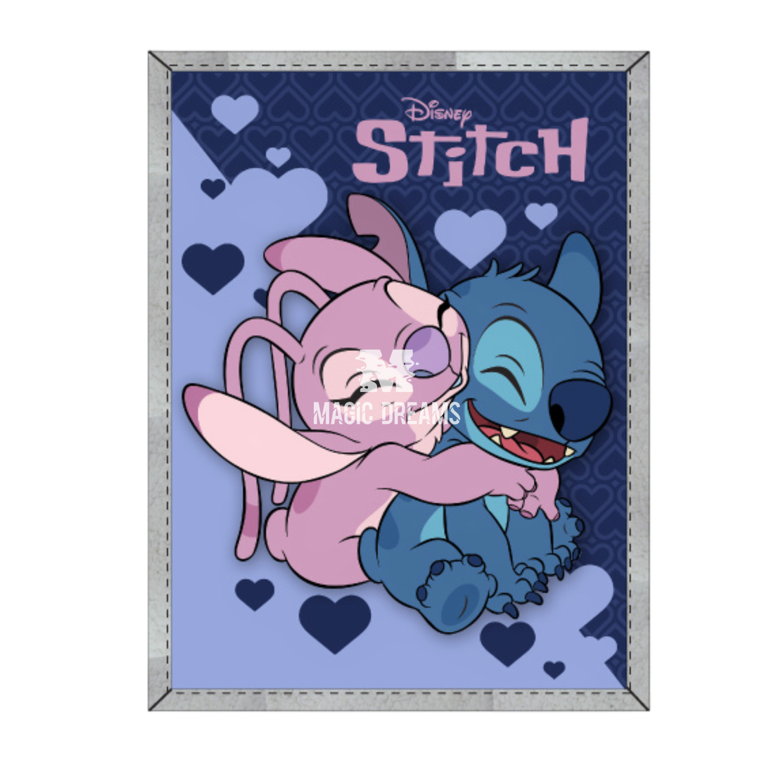 Manta Sherpa Stitch e Angel 140x190cm