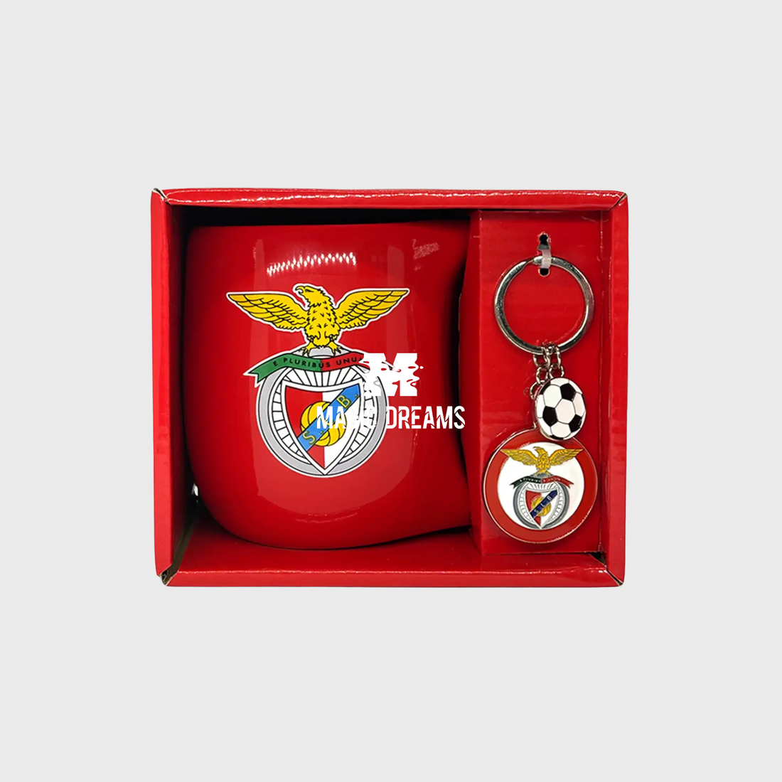 Conjunto Caneca + Porta-Chaves SL Benfica