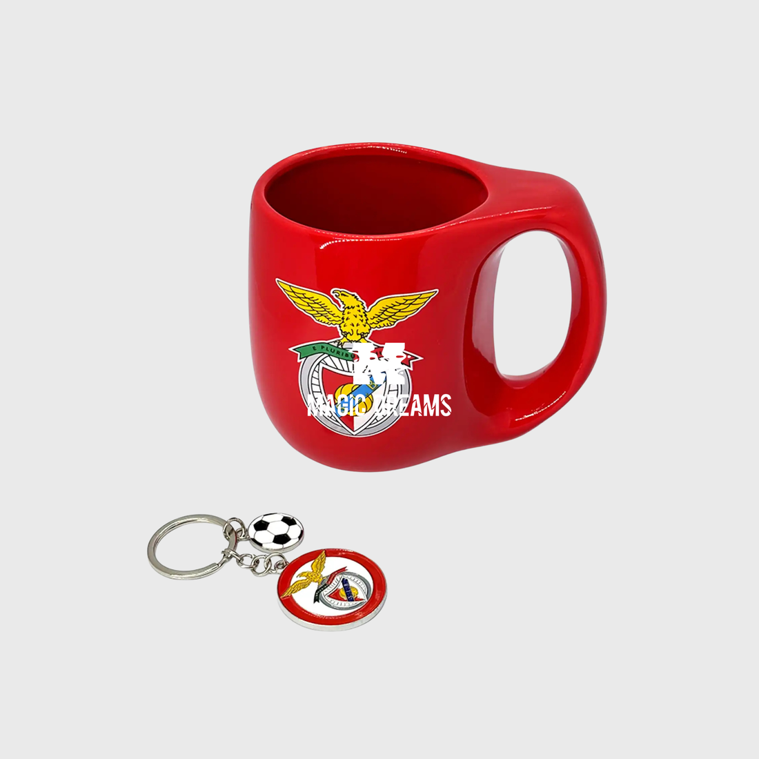 Conjunto Caneca + Porta-Chaves SL Benfica