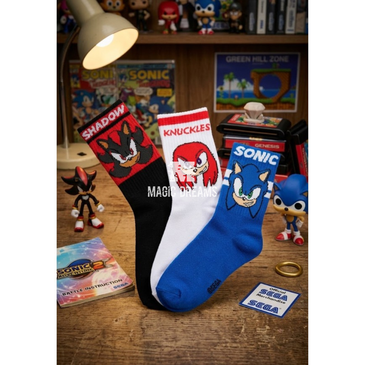 Set de 3 Meias Sonic - Modelo Sortido
