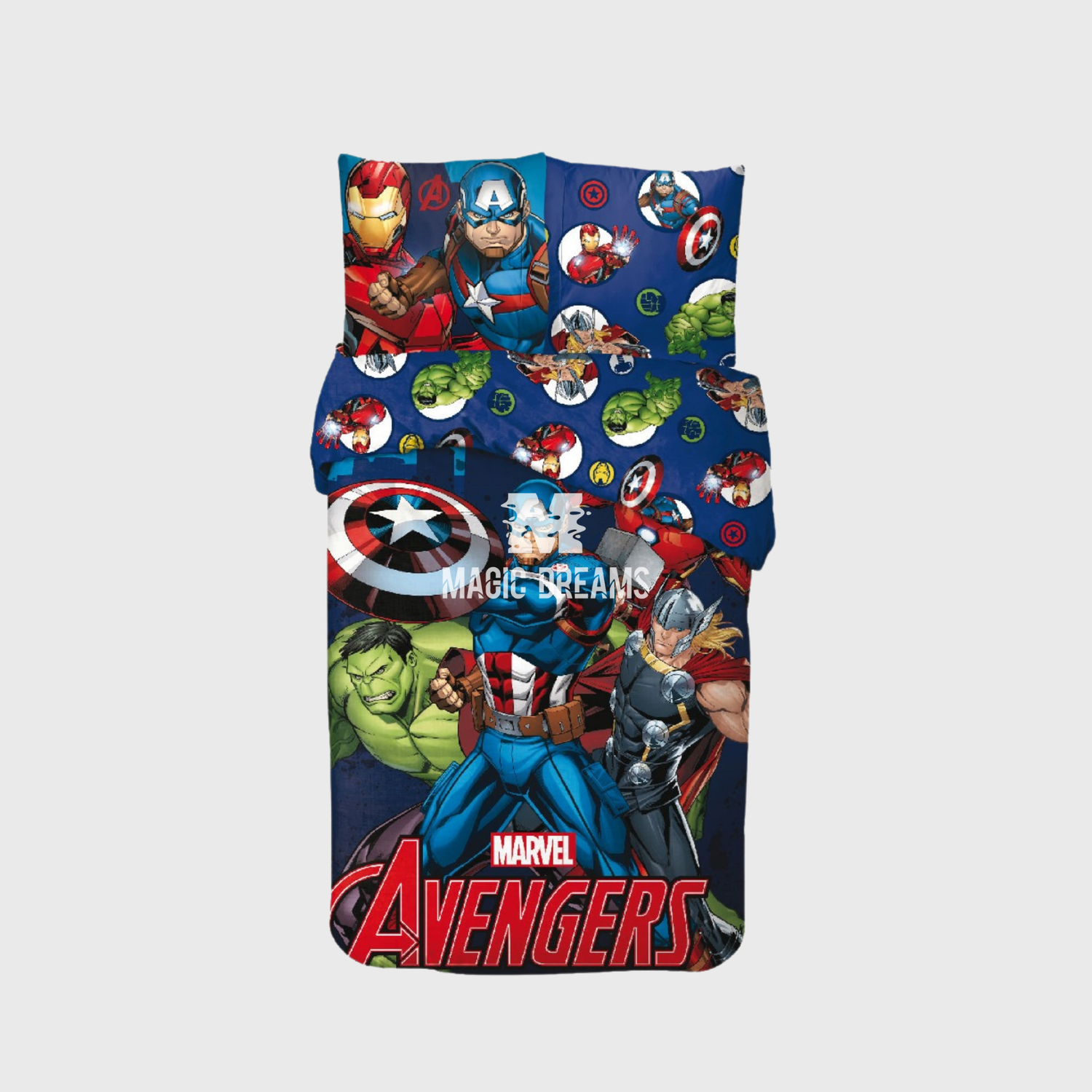 Capa de Edredão e Fronha Avengers