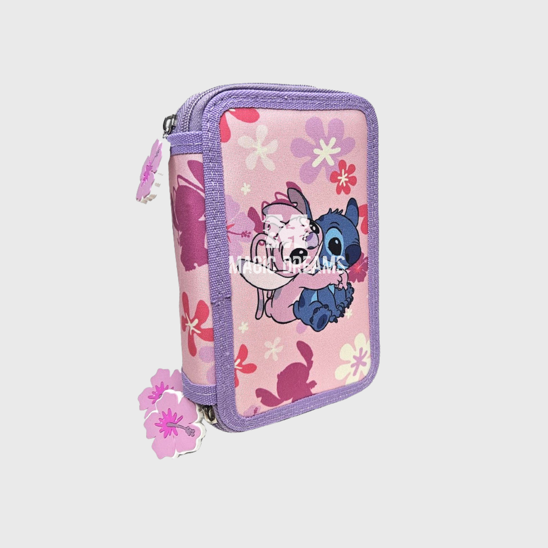 Estojo Triplo Completo Ibiscus Girl Stitch &amp; Angel