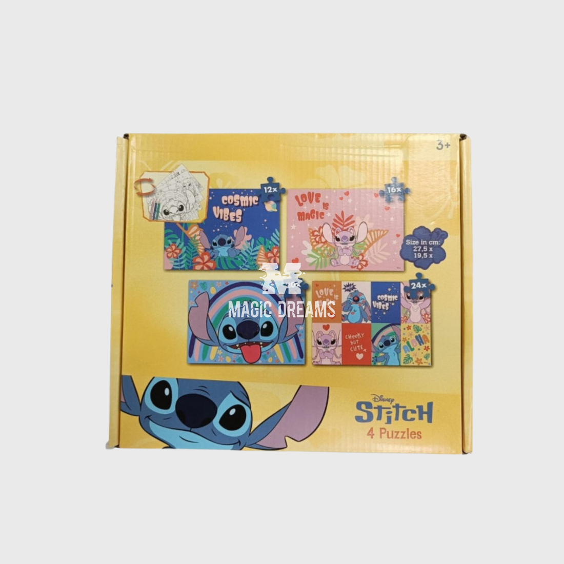 4 Puzzles Stitch Disney 3+