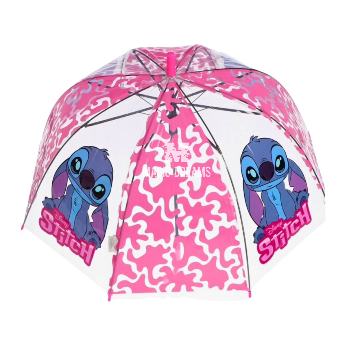 Guarda-Chuva Automático Stitch Rosa