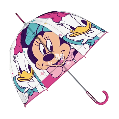 Guarda-Chuva Transparente Manual Eva Minnie Mouse Cor Sortida