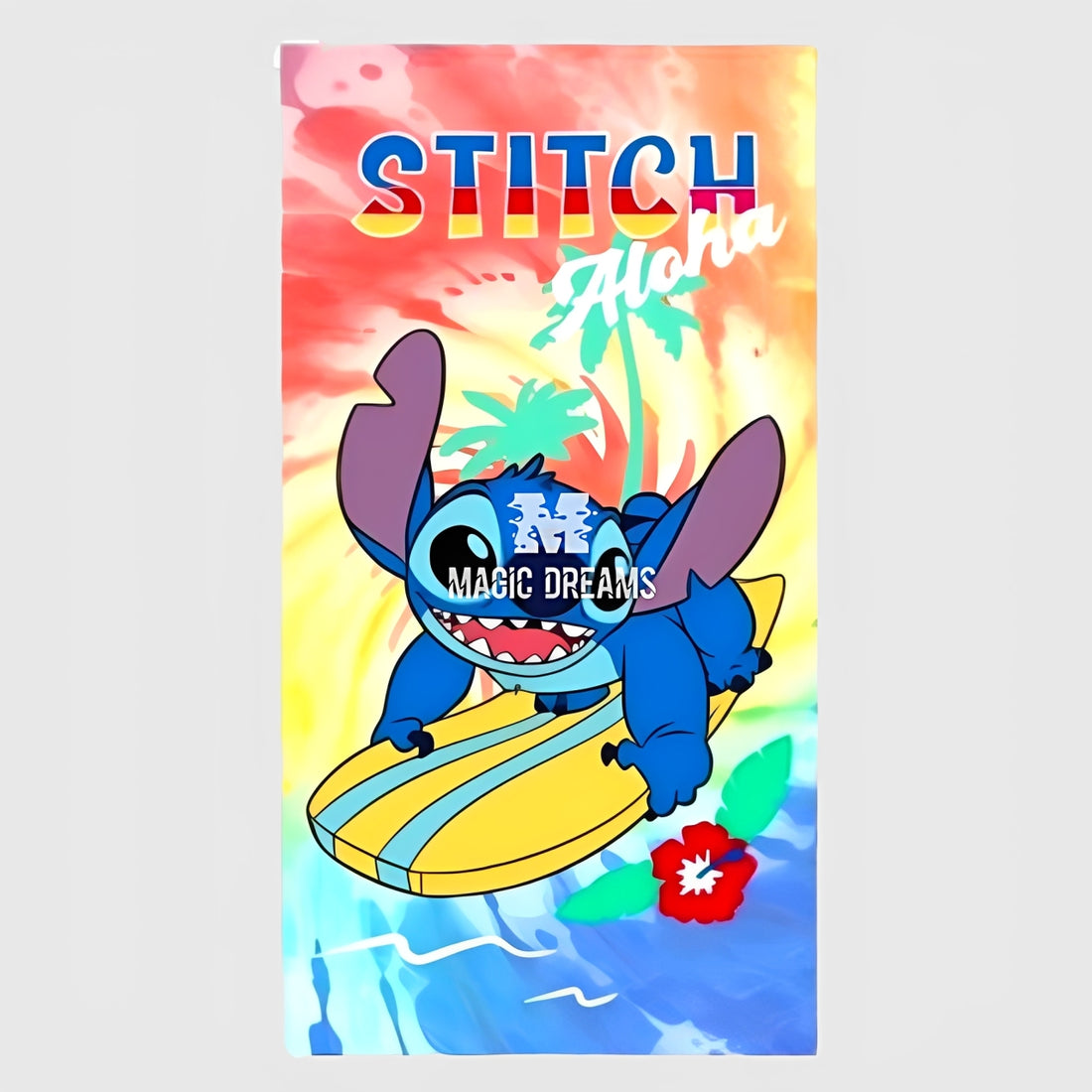 Toalha de Praia Aloha Stitch Disney 70x140cm