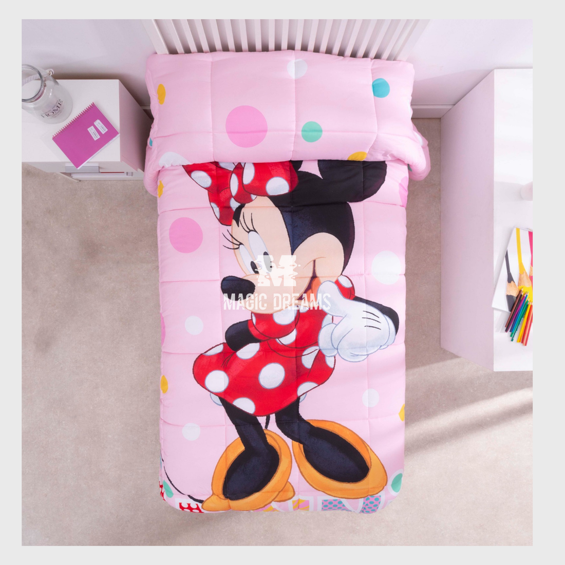 Edredão Minnie Mouse 180x260cm