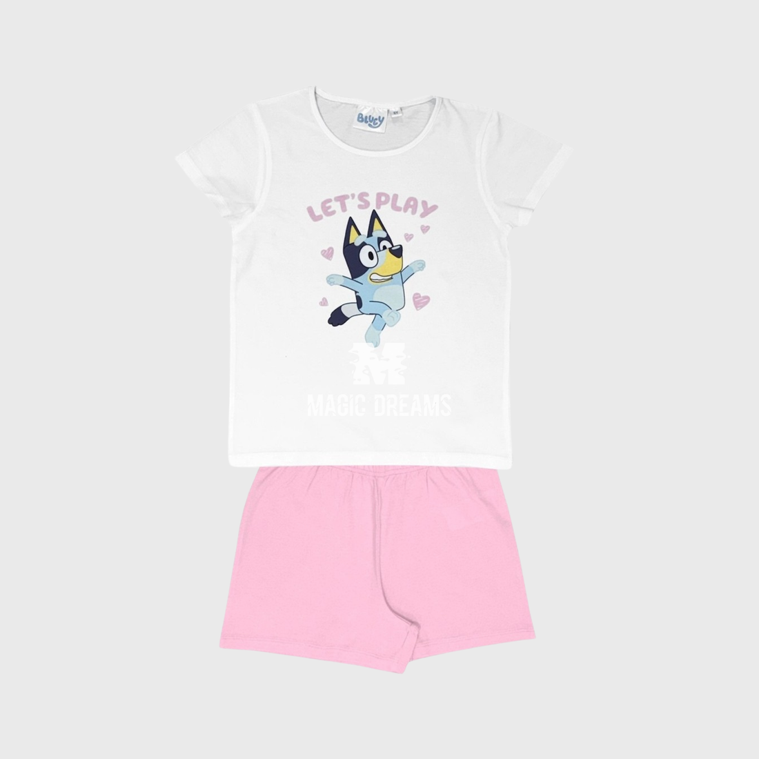 Pijama de Primavera/Verão Bluey e Bingo Menina