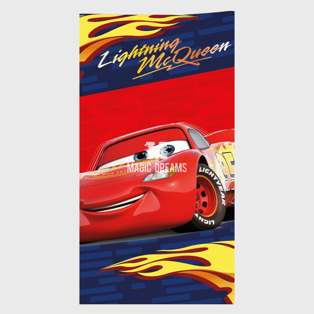 Toalha de Praia Microfibra Cars 70x140cm